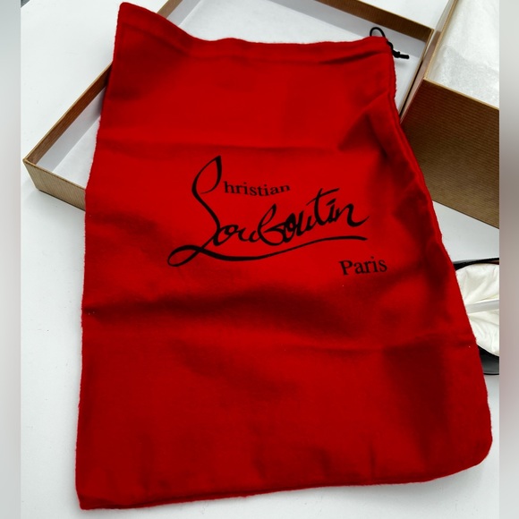 Authentic Christian Louboutin Iriza Patent Open-Side Red Sole Pump. Brand New - Picture 8 of 10